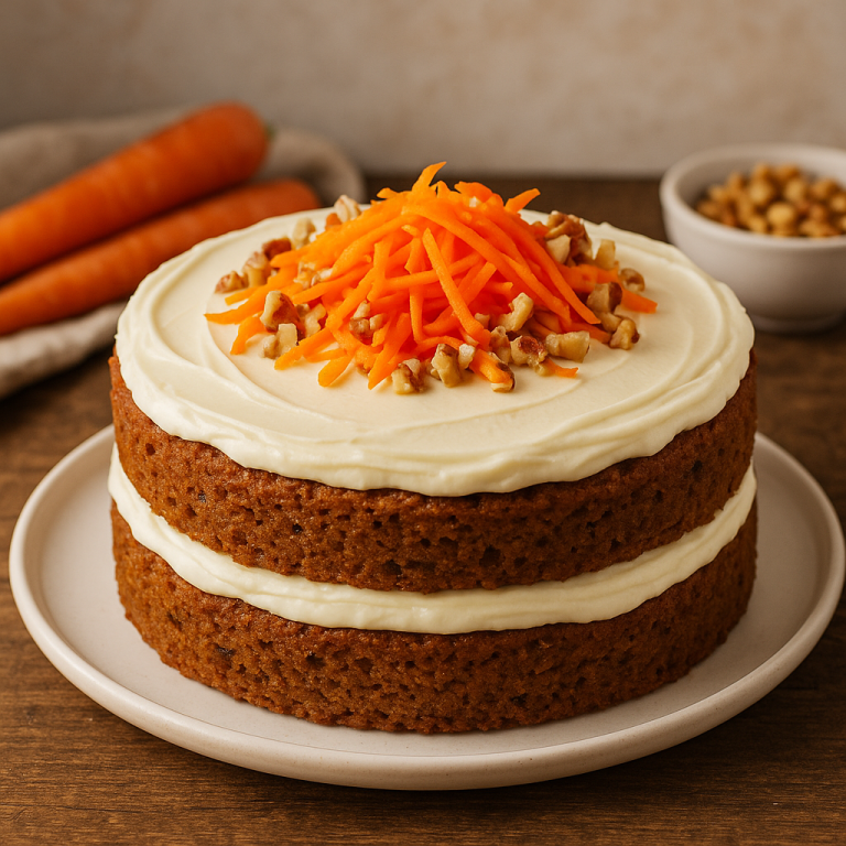 Delicious Recipes for Carrot Cake: Moist, jumbled with flavour and easy to bake.