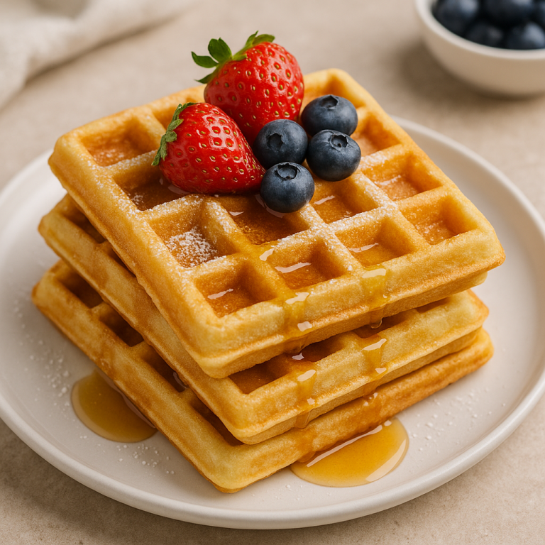 The Best Homemade Recipe for Waffles: Crispy, Fluffy, and Delicious