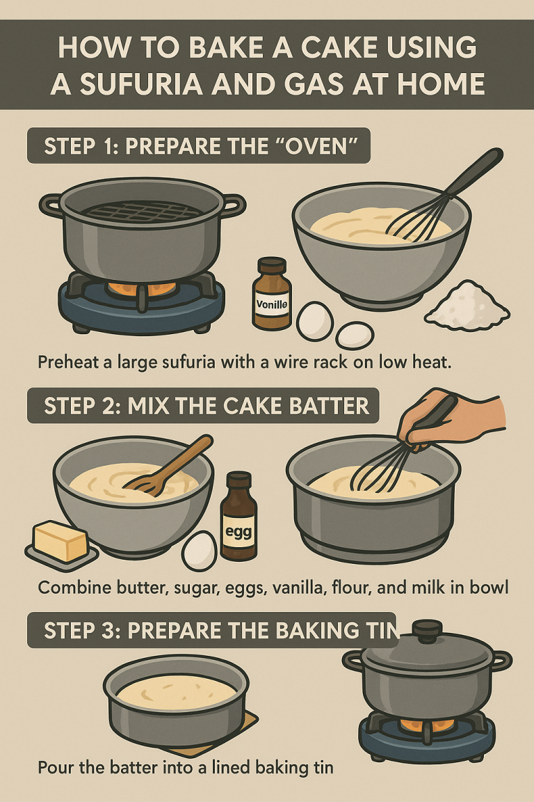 How to Bake a Cake Using a Sufuria and Gas at Home – A Simple Step-by-Step Guide
