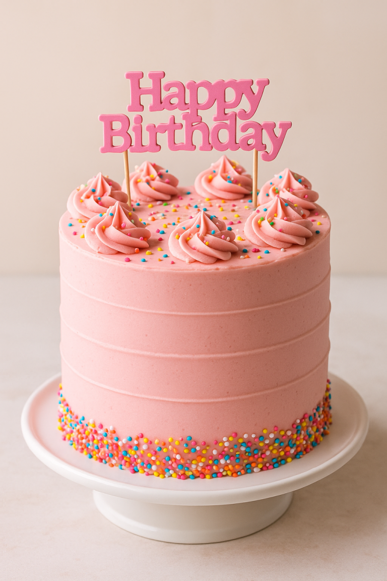 How to Bake a 3-Layer Birthday Cake and Decorate It Like a Pro